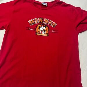Minnie Mouse Red Women's Short Sleeve Tee